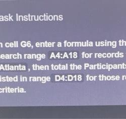 In cell g6 enter a formula