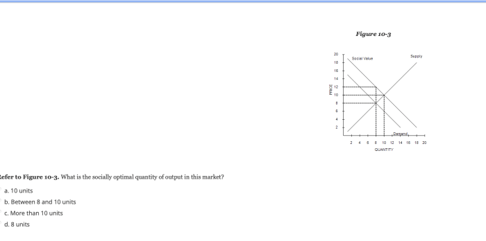 Refer to figure 10-2. the socially optimal quantity would be